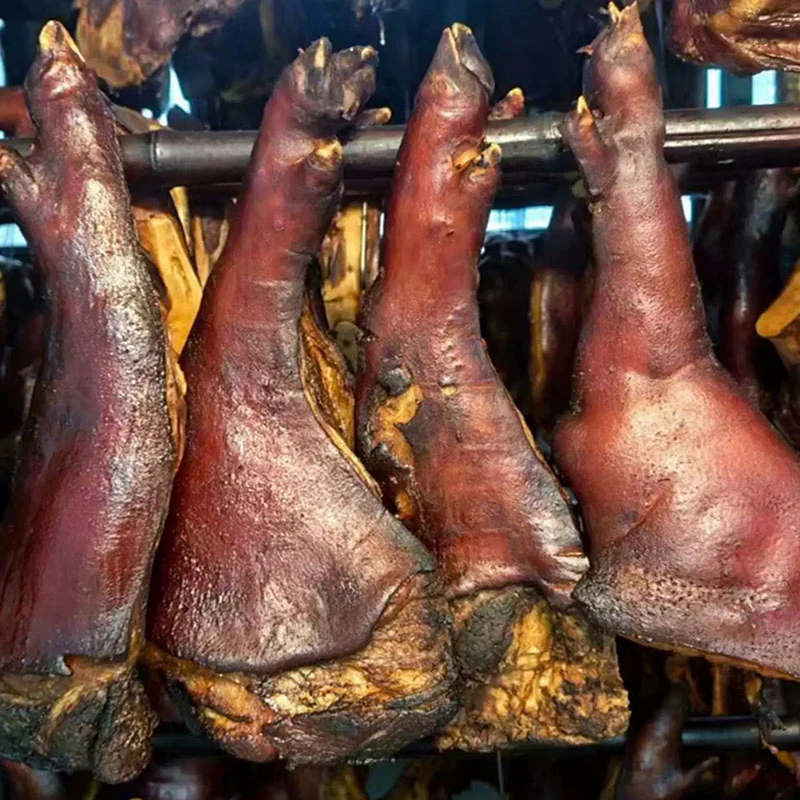 农家老腊肉腊猪脚柴火慢炕