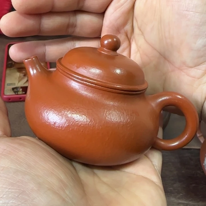 早***A茶杯紫砂库存容天约140cc