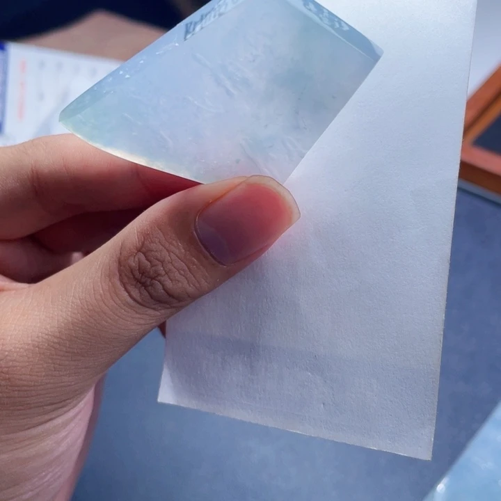 未镶嵌定制翡翠正冰白月光小牌料主播强推