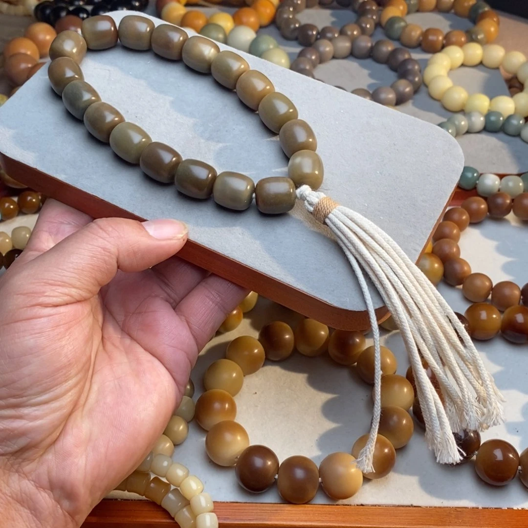 菩提根/象牙果吊坠14×16mm枣珠手持