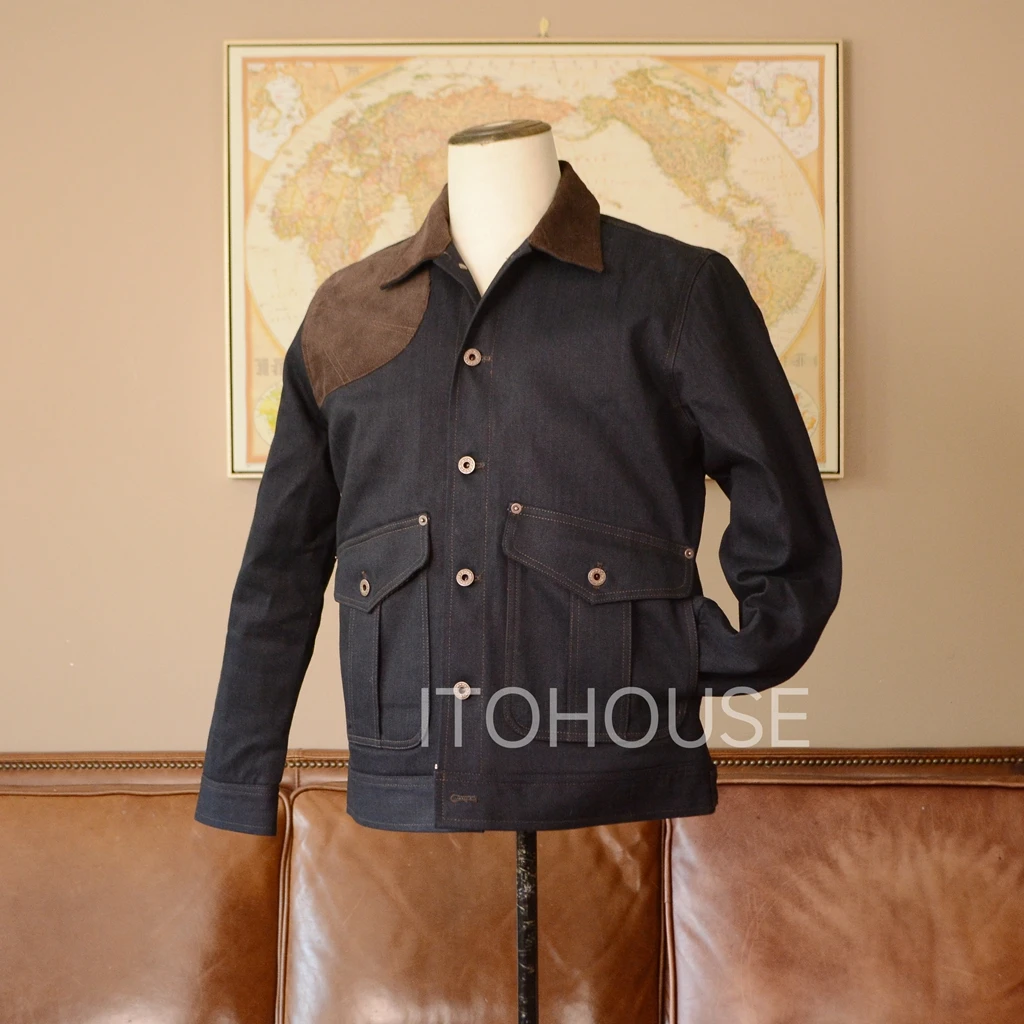 ITOHOUSE出品双染赤耳OLD DOG系列猎装夹克