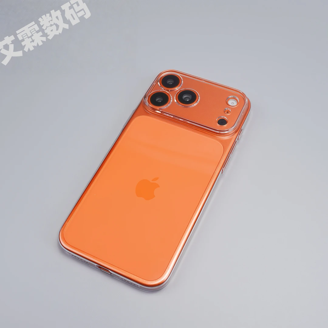 适用苹果17promax超薄手机壳17air相机按键全包17pro不发黄透明壳