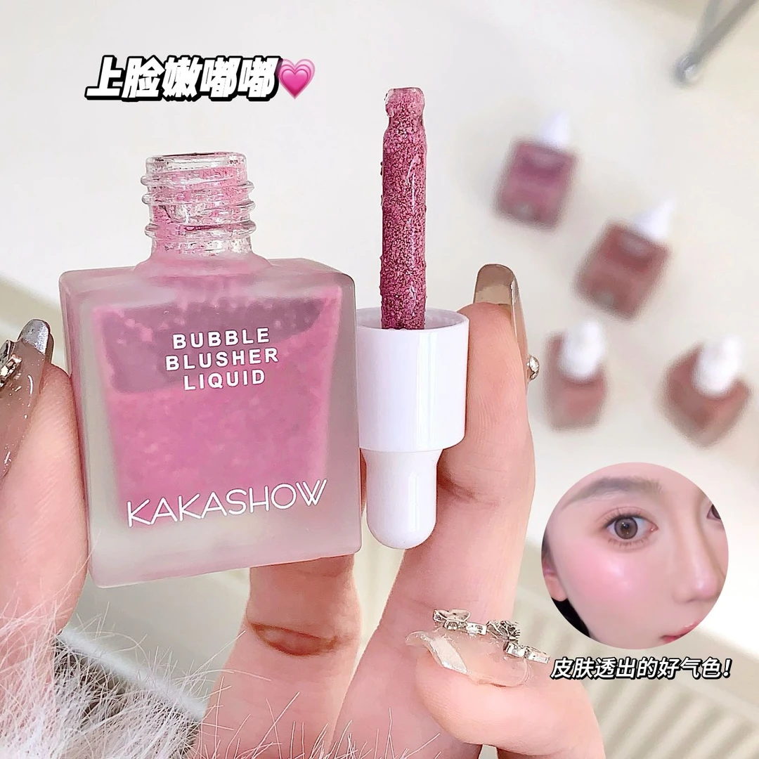 li泡泡液体腮红提亮显白减龄不卡粉持久水润温柔纯欲氛围感zda