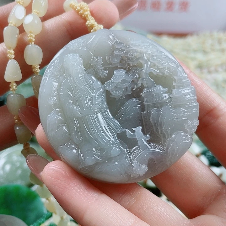 颈饰未镶嵌和田玉