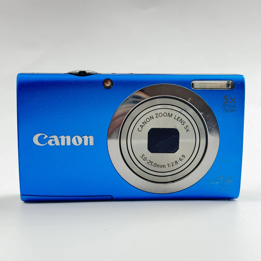95新 Canon/佳能 a2300蓝色1600w像素5x光变ccd数码相机