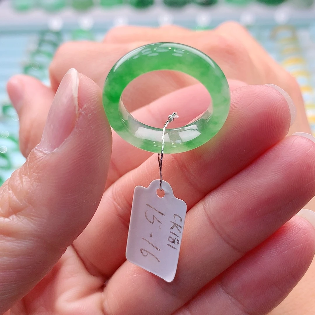 未镶嵌戒指翡翠A货缅甸翡翠