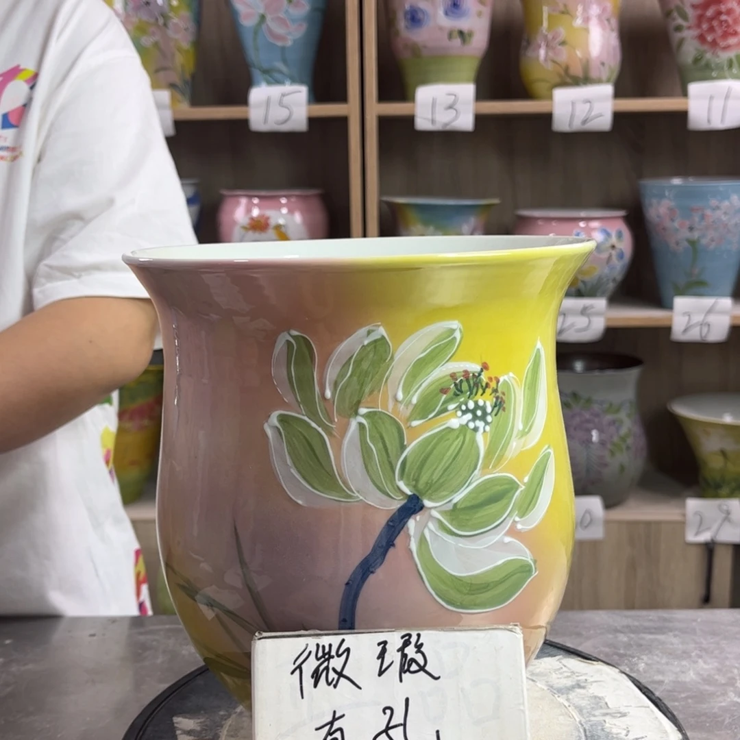 景德镇陶瓷花盆花盆