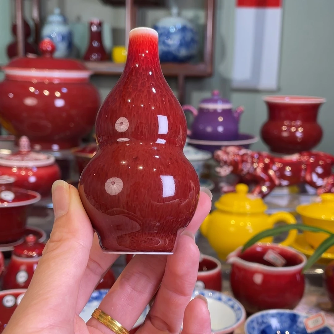 清欢雅玩原矿郎红小葫芦