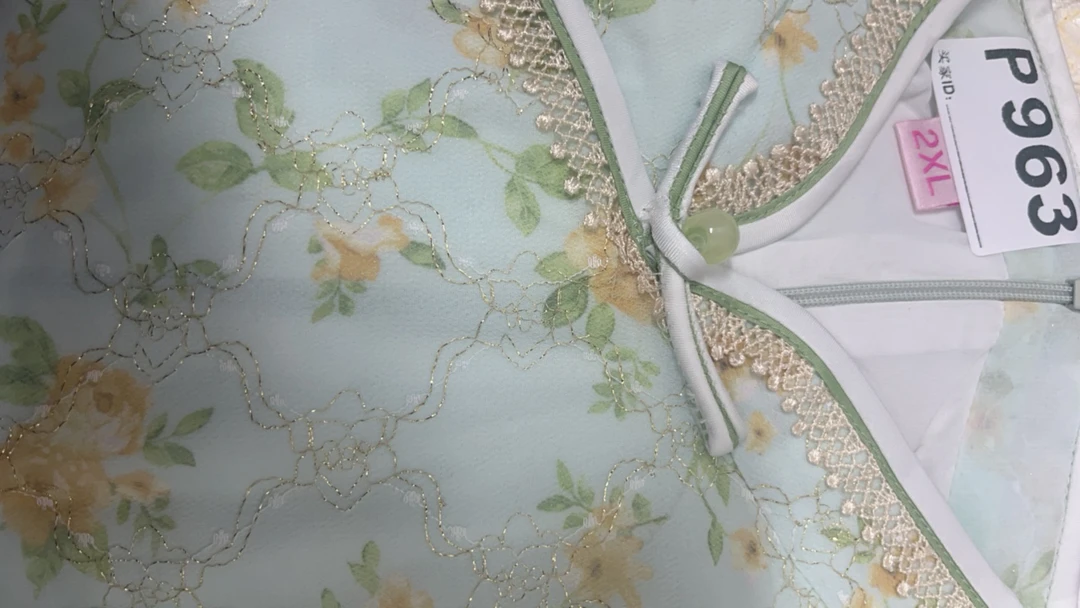 -963-瑕-------改良款旗袍