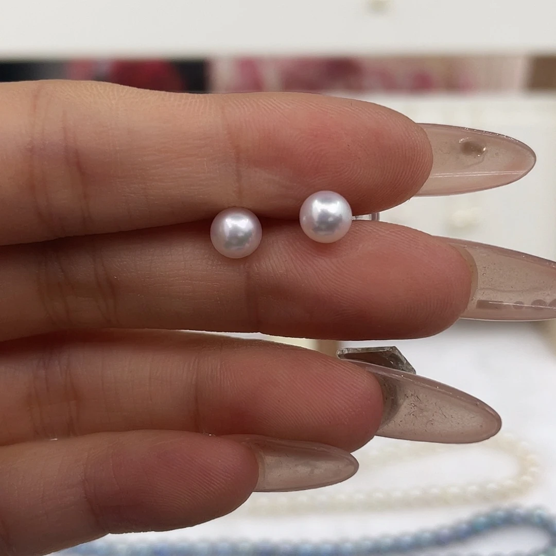 海水珍珠戒指银S925镶嵌