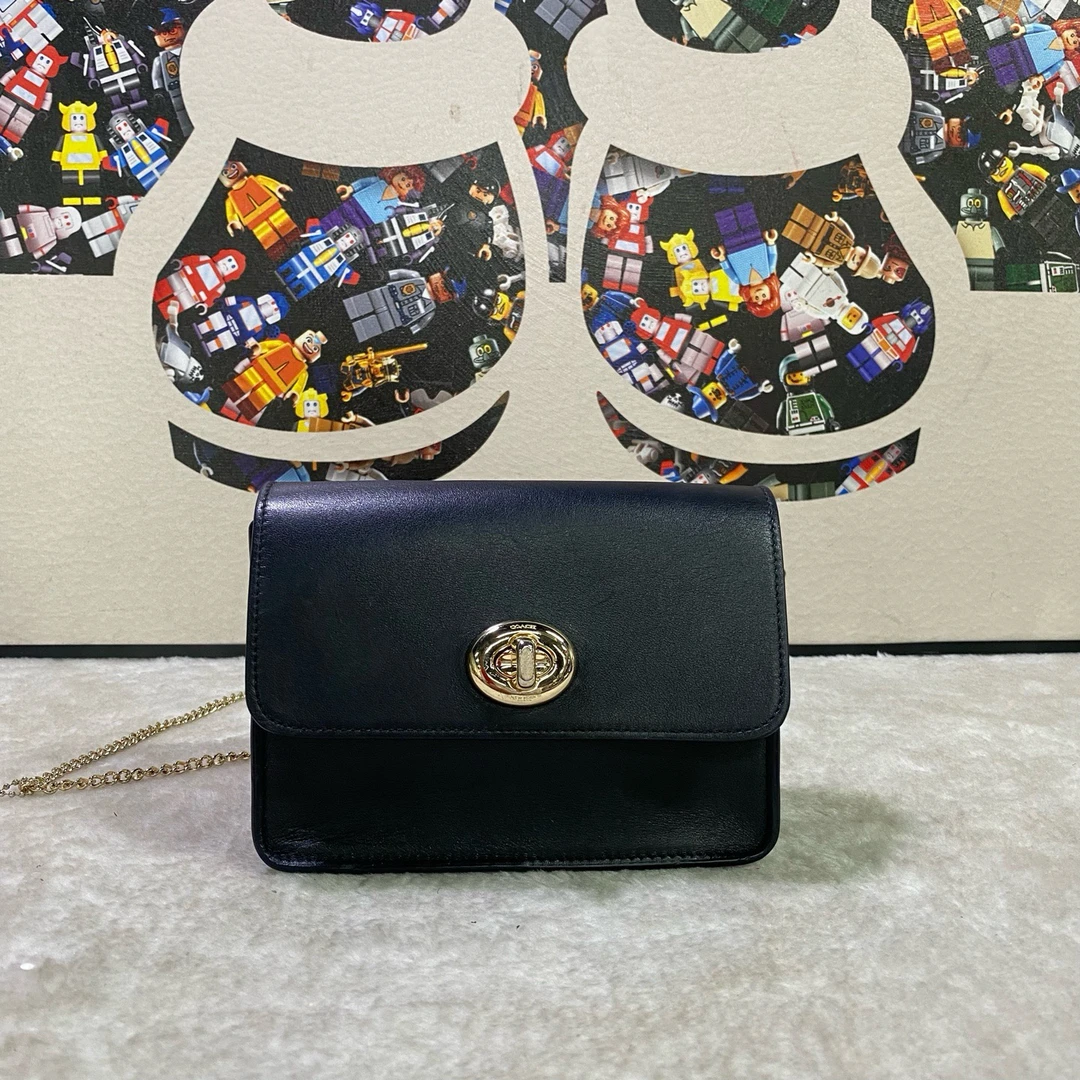 95新 COACH/蔻驰 21295斜挎包17*12