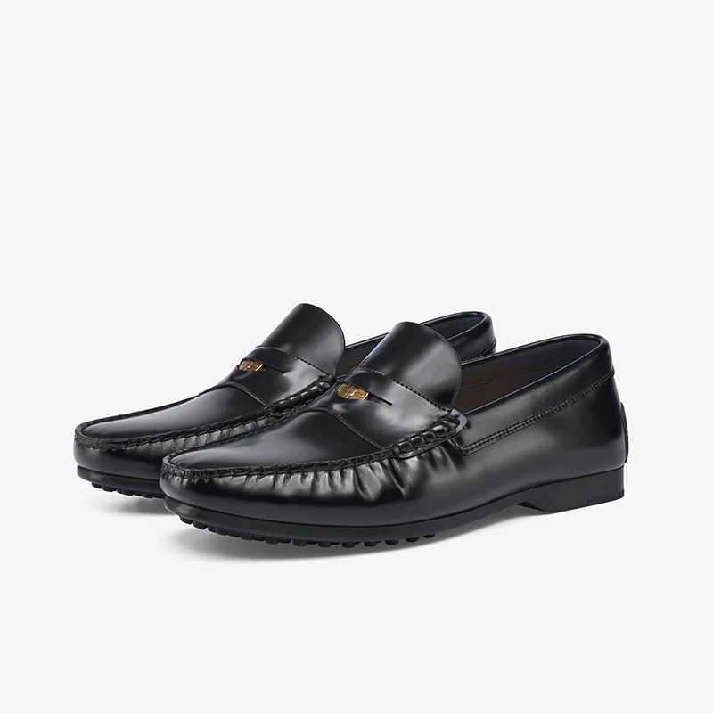 男士轻奢休闲百搭正装方头舒适透气一脚蹬乐福鞋商务时尚/A6688