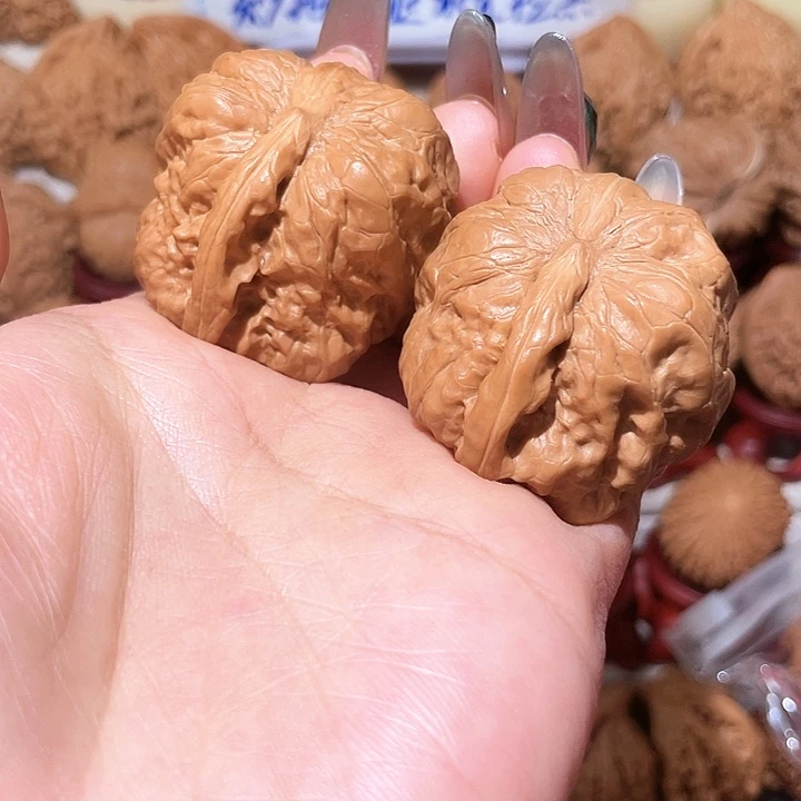 把件文玩核桃蛤蟆异型一帆风顺39尺放漏款不退不换