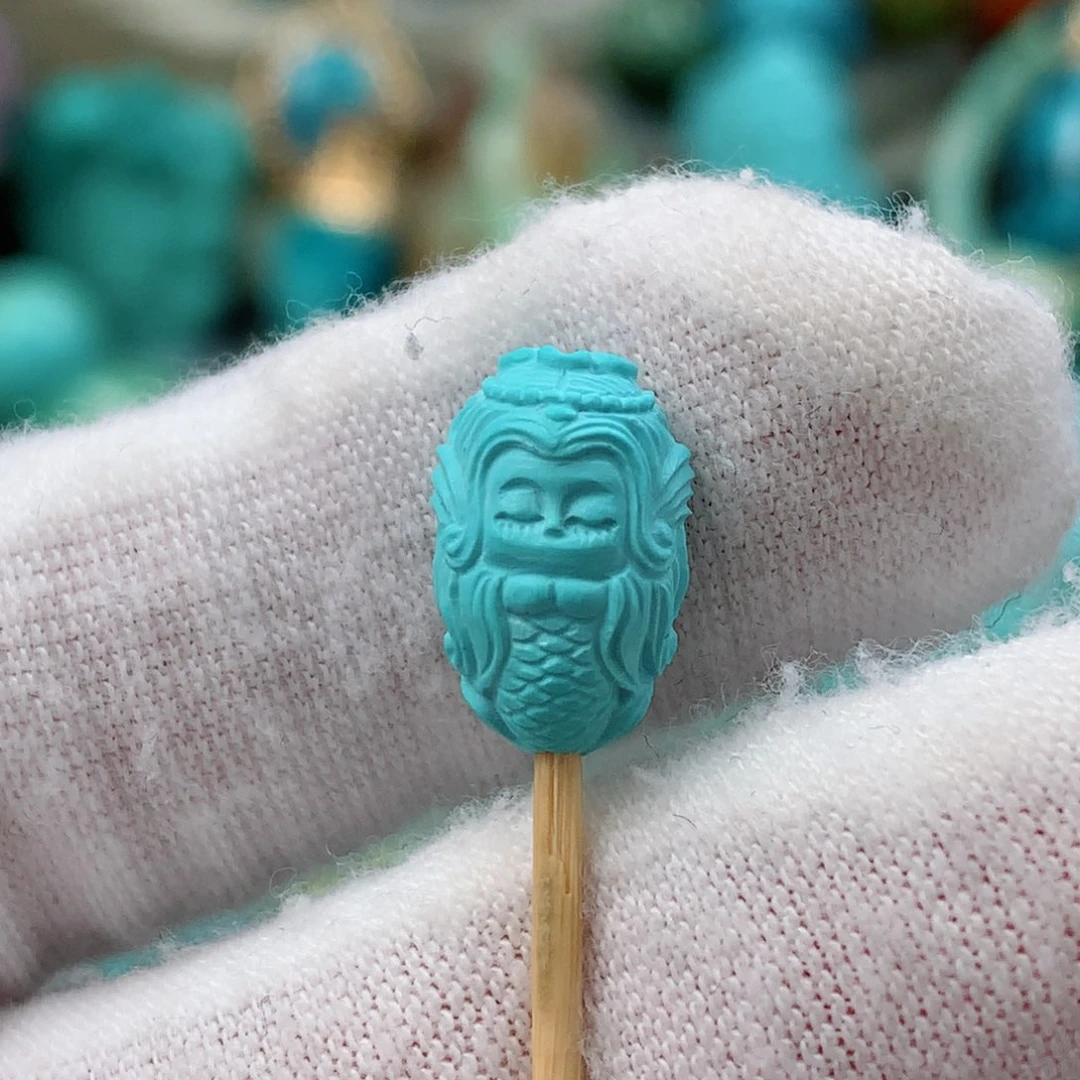 绿松石珠宝奇石未镶嵌