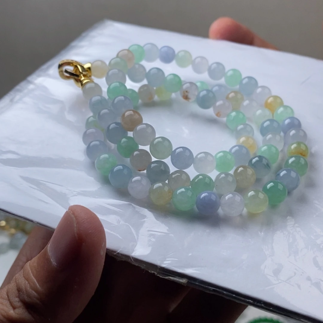 定制翡翠未镶嵌缅甸翡翠a货卡7.5