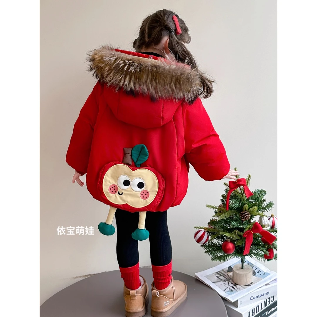 女童棉服冬装2025新款儿童女宝宝超好看时髦洋气加厚保暖冬季棉衣