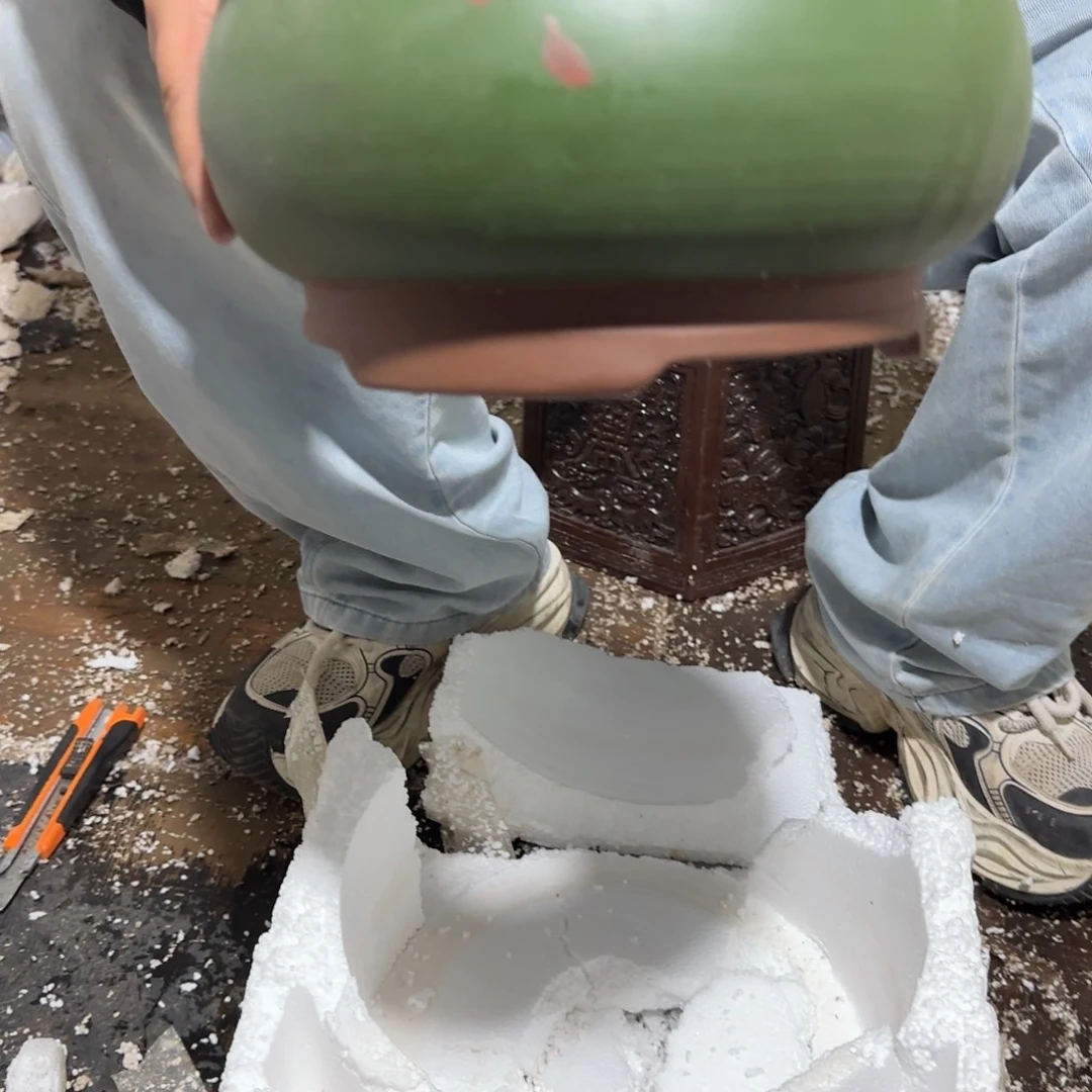 紫砂花盆瑕疵和瑕疵