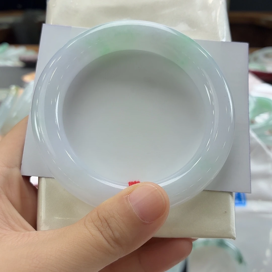 翡翠未镶嵌手镯23号