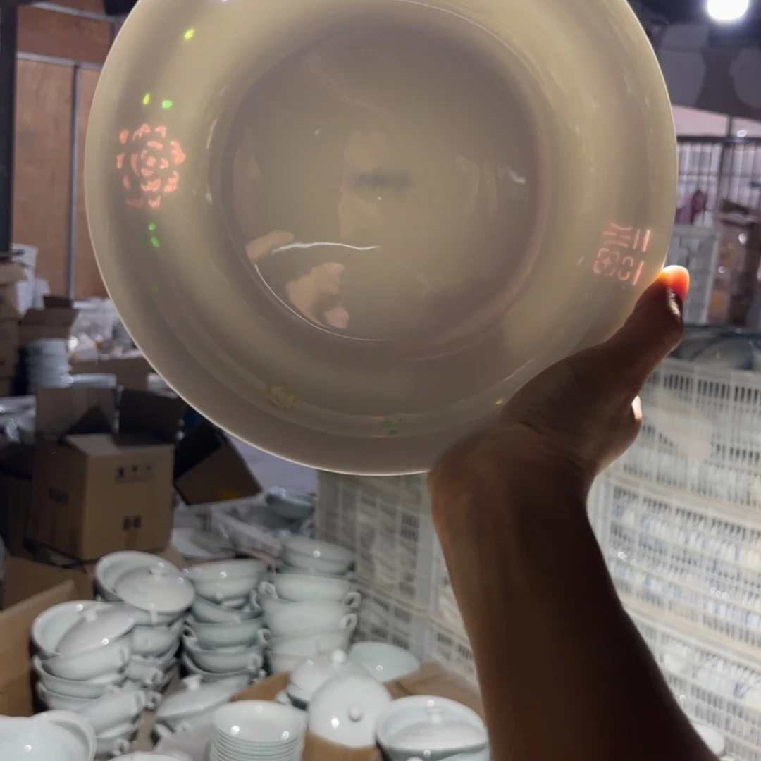 玉瓷景德镇陶瓷盘子好的两只