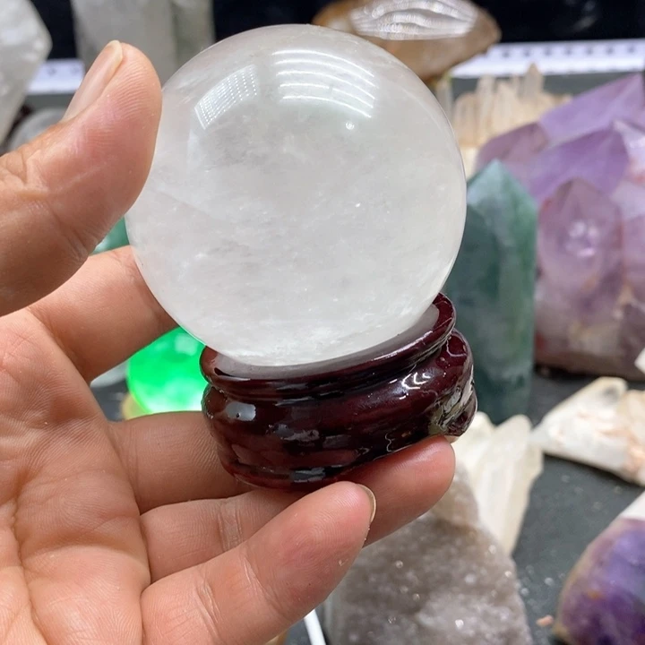 水晶珠宝半成品未镶嵌思*