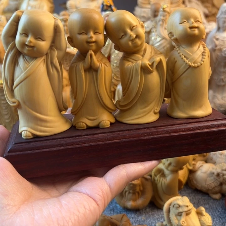 黄杨木黄杨木四个小和尚