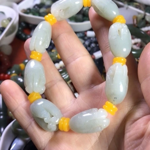 天然辰砂医**心手串手链现货