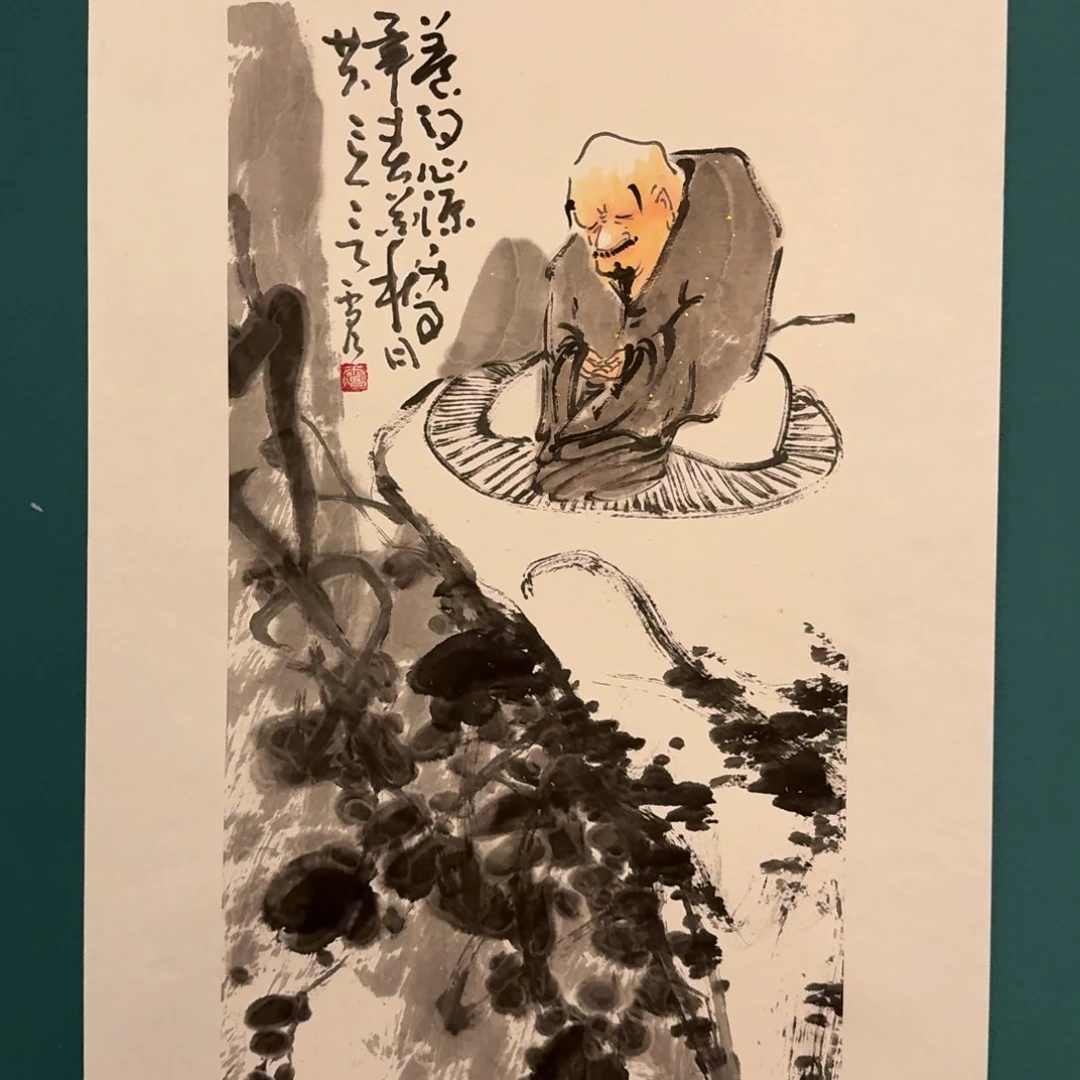 国画雷公老师作品画作