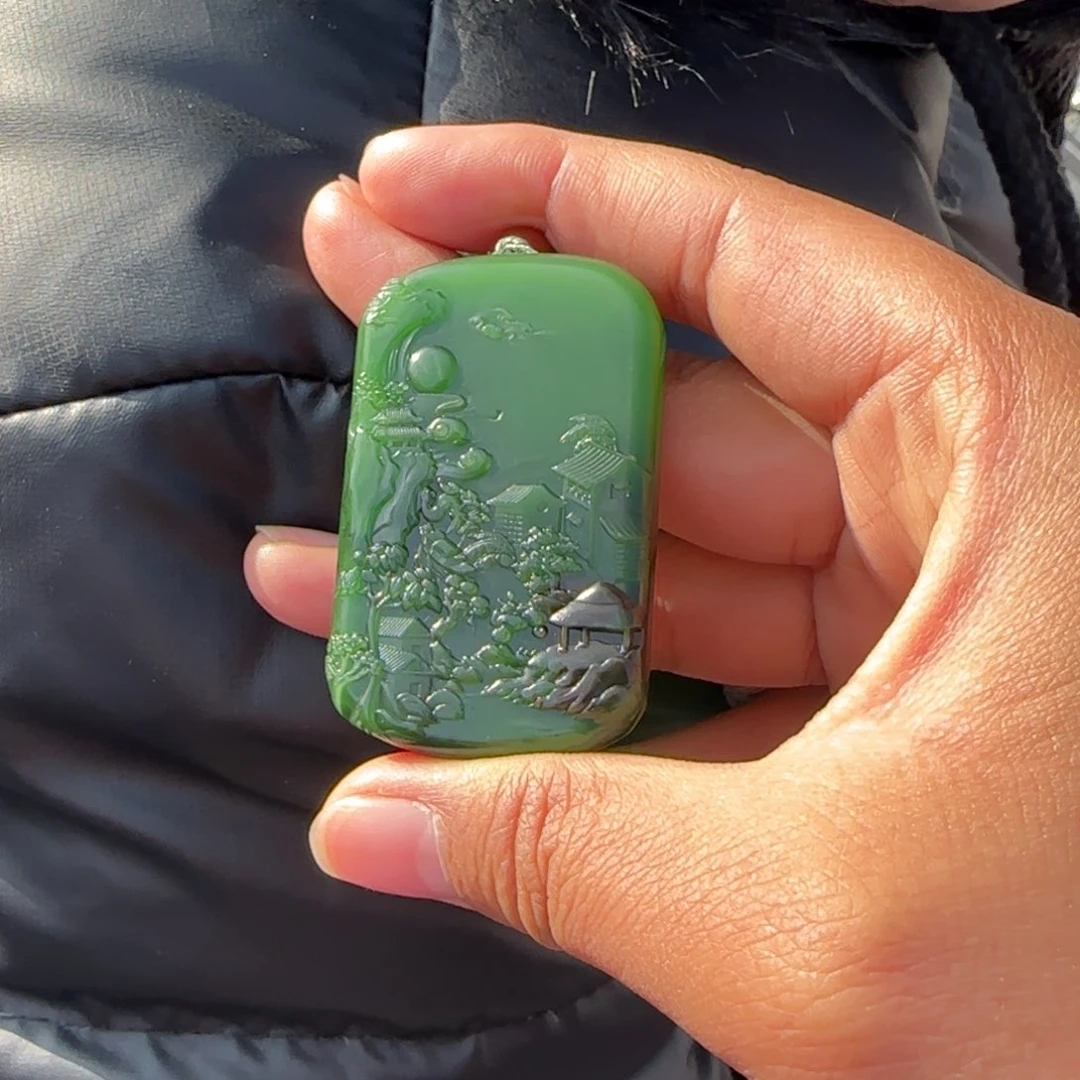 和田玉颈饰未镶嵌用****8