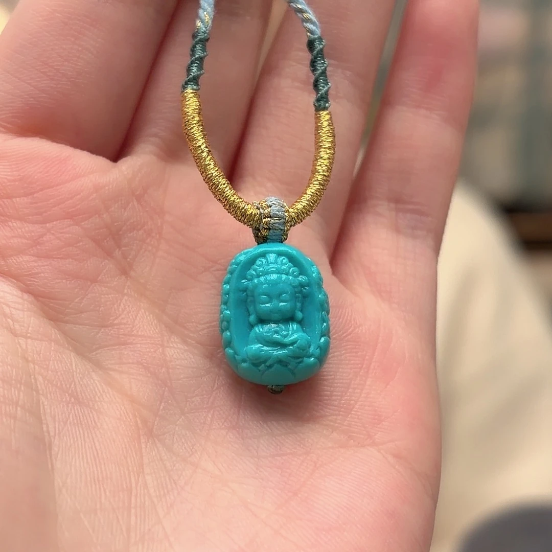 绿松石未镶嵌颈饰