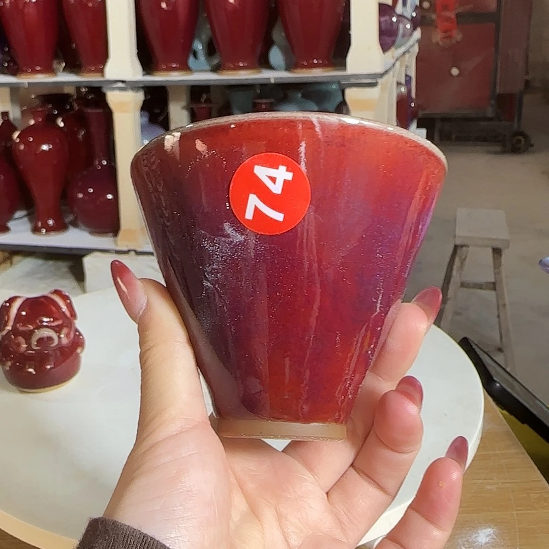 摆件陶郑家钧窑摆件