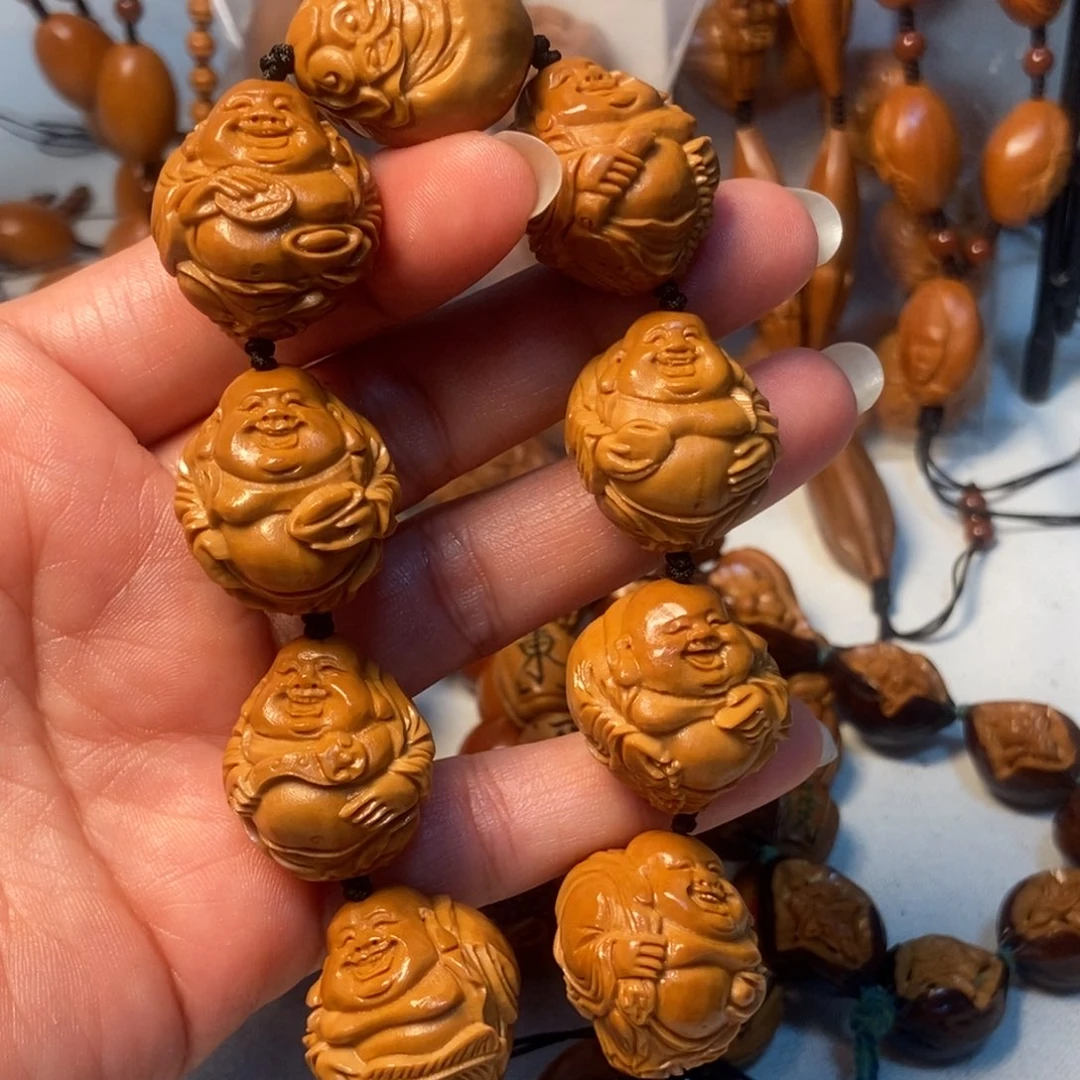 橄榄核手串/手链八宝弥勒2122