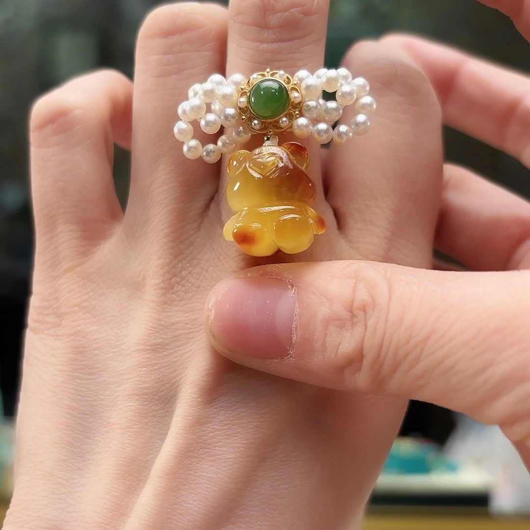 未镶嵌琥珀手链琥珀