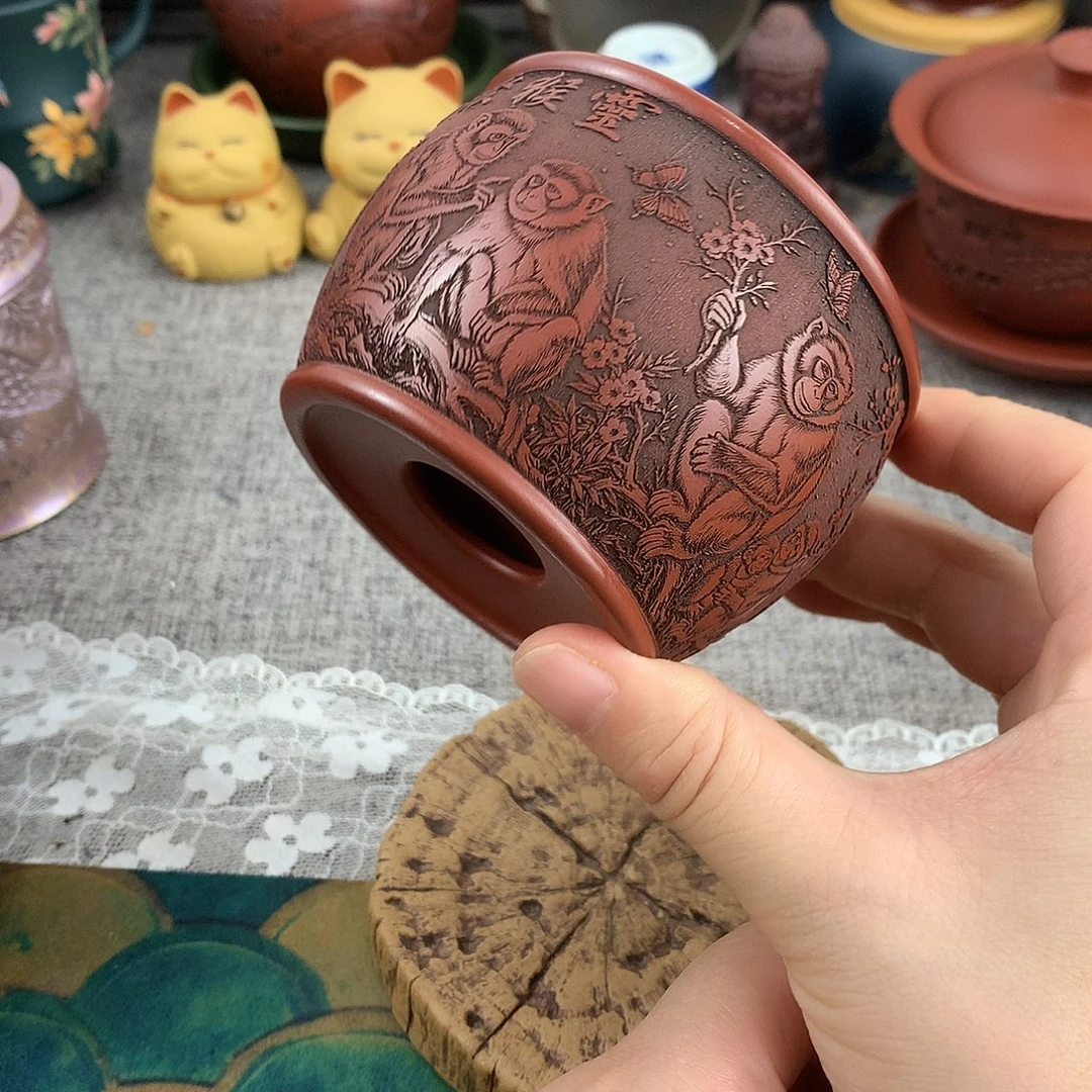 茶杯紫砂高端主人杯