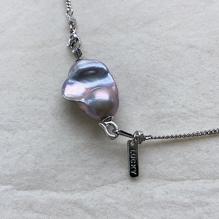 银S925镶嵌淡水珍珠耳饰