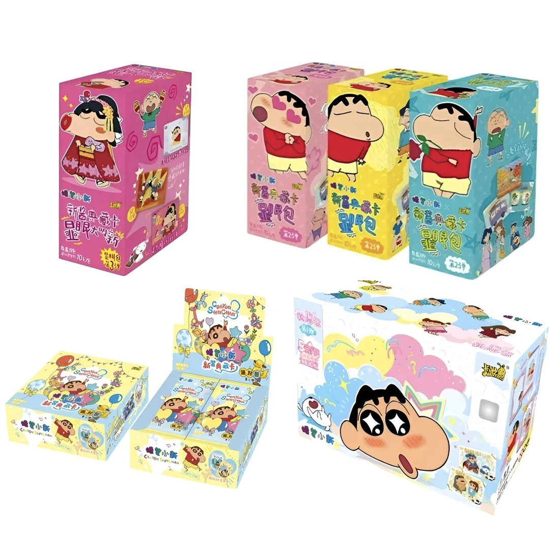 卡游【平拆】蜡笔小新显眼包2/3弹派对包/新愿包SE卡收藏盲盒卡