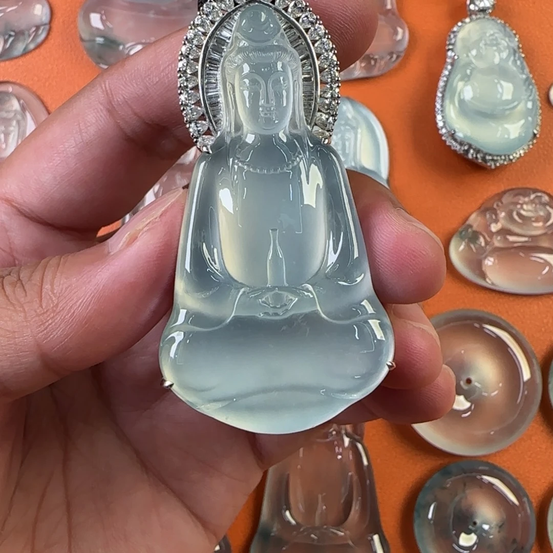 定制翡翠未镶嵌天然