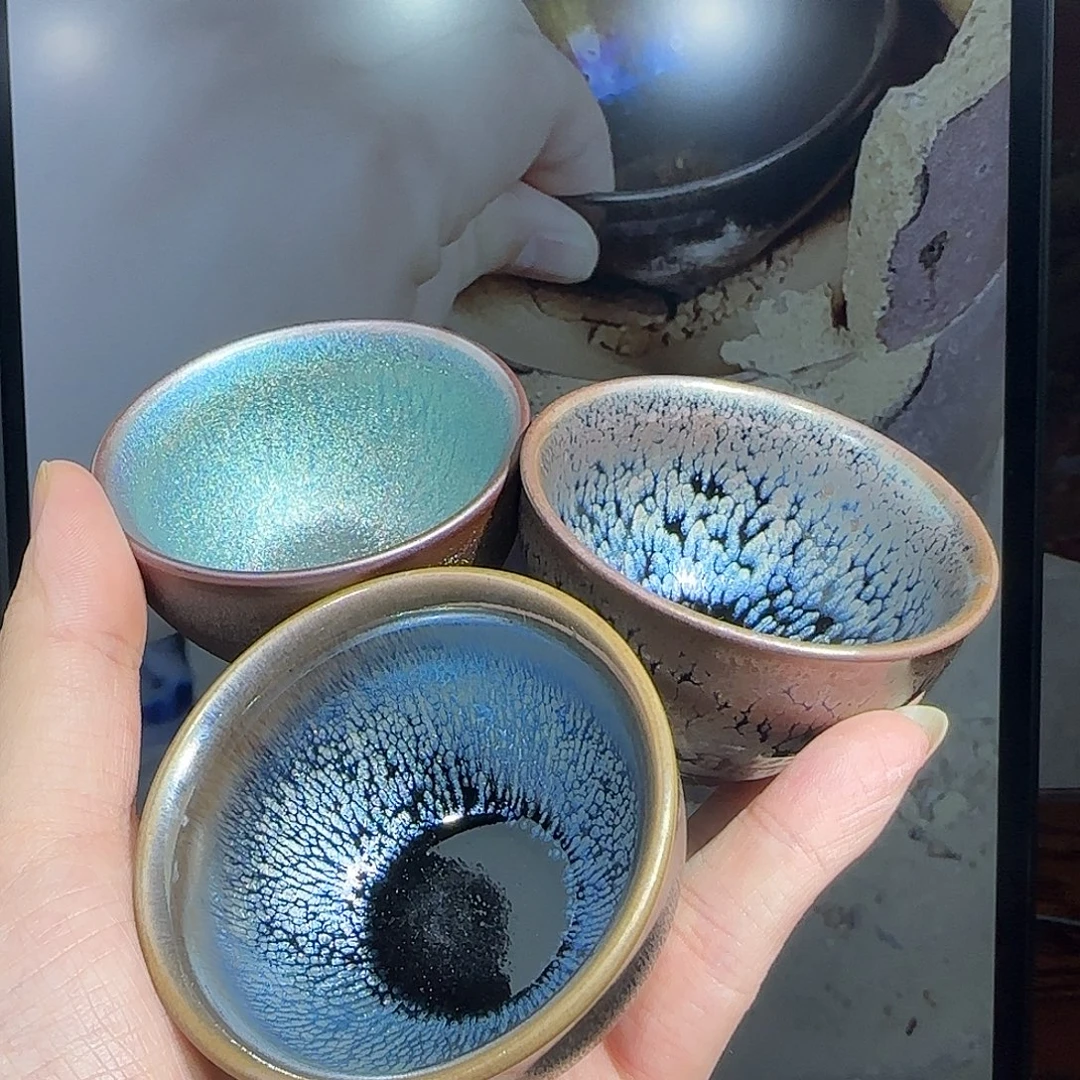 茶盏三色建盏小口