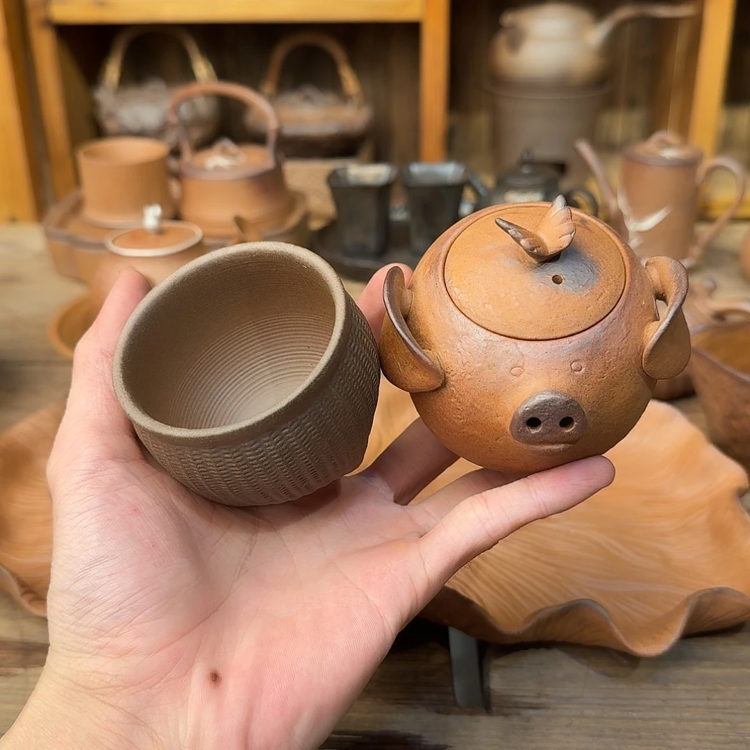 原矿老岩泥茶器系列