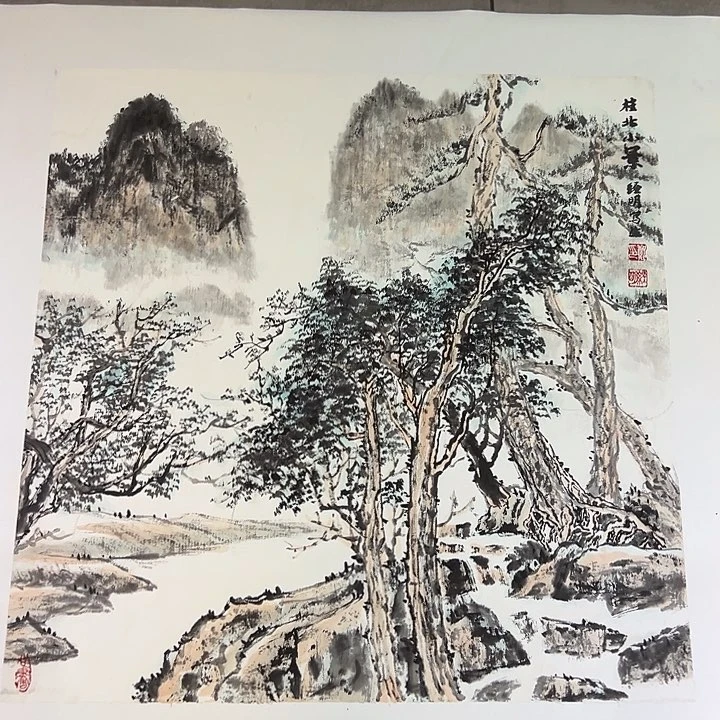 国画精品手绘作品