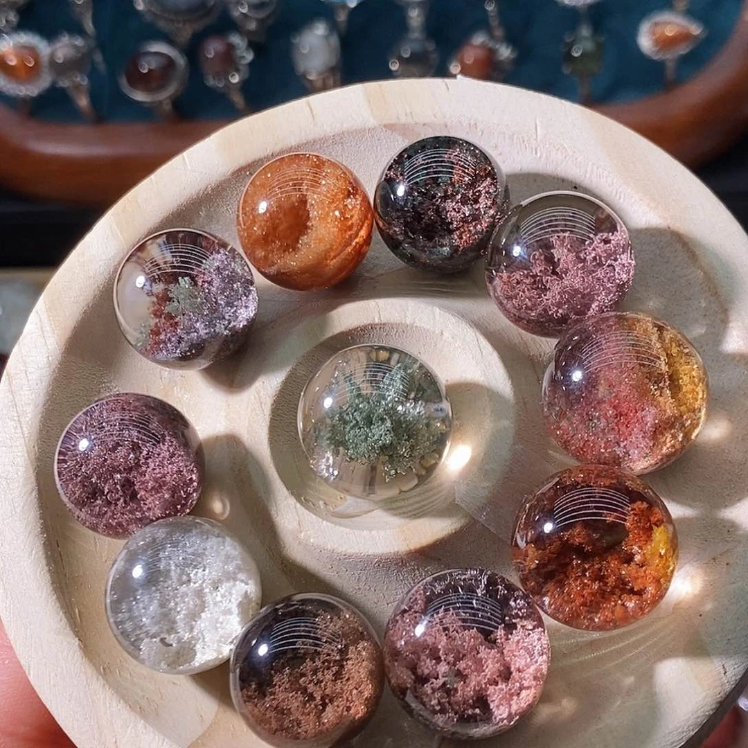 水晶珠宝半成品未镶嵌定制17.5