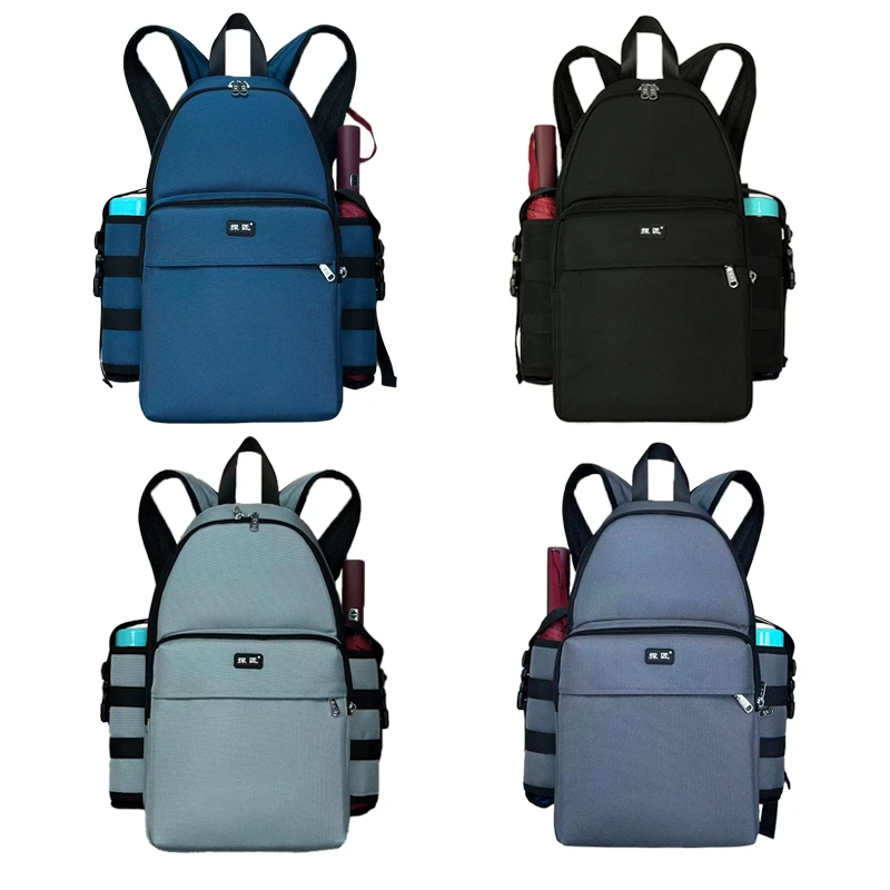 探匠新款探匠户外防水通用书包双肩背山系城市轻运动休闲风牛津布