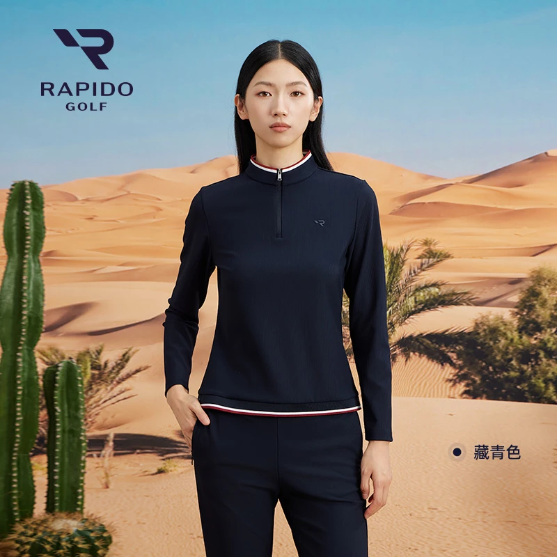 【新品】RAPIDO雳霹道25早秋穿搭女高尔夫简约时尚卫衣VP5776C30
