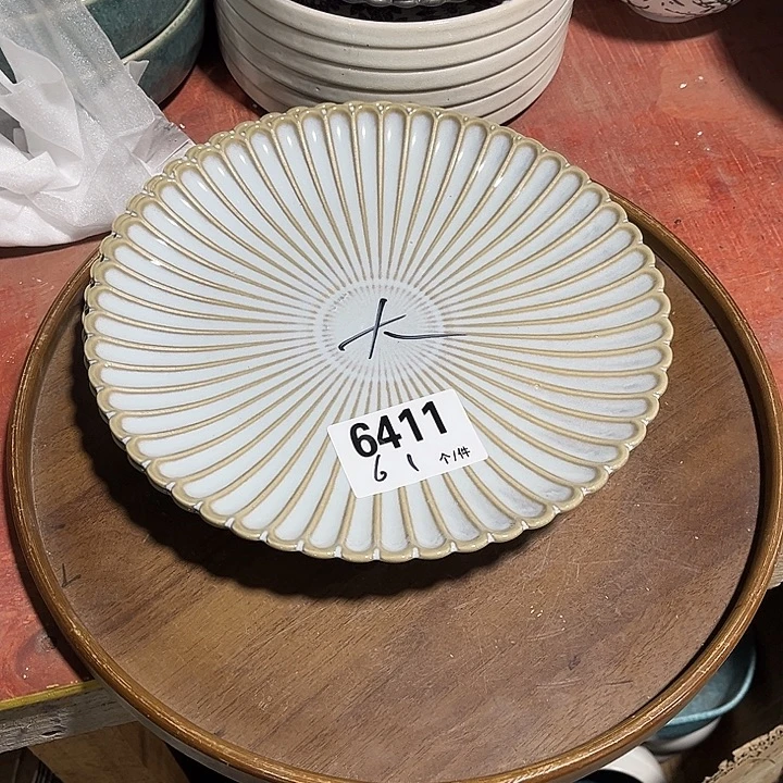 瓷微瑕外贸餐具6411