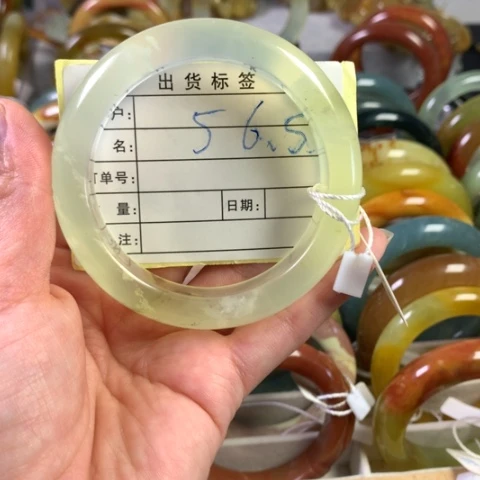 岫玉手镯未镶嵌28号