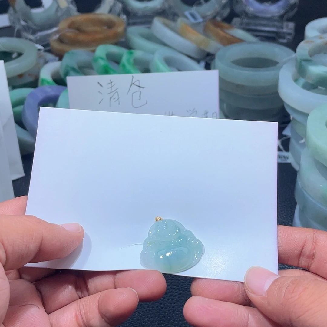 翡翠未镶嵌颈饰天然翡翠