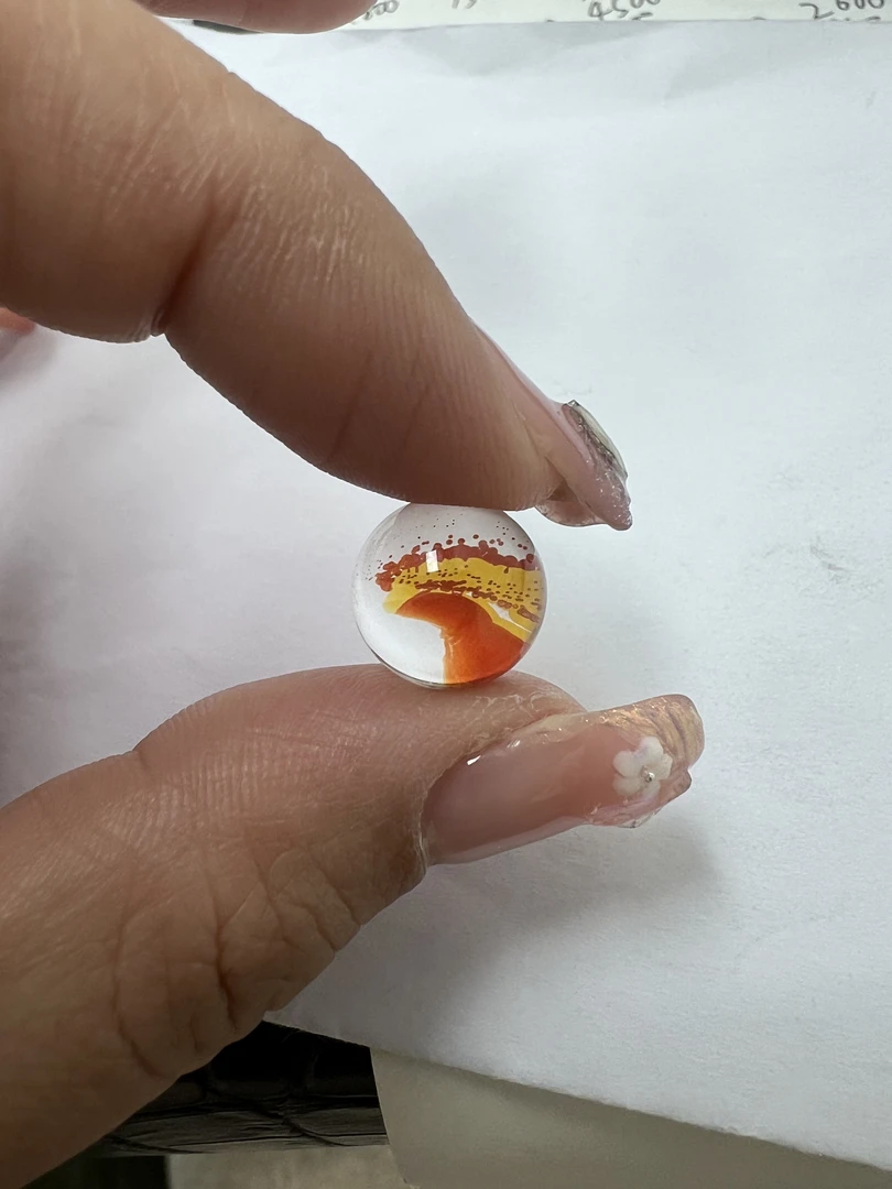 天然水晶锦鲤单珠