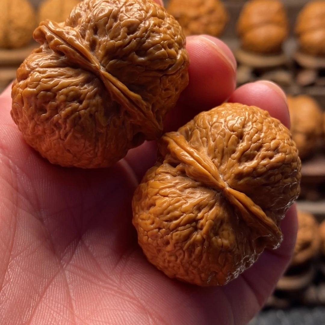 文玩核桃把件龙珠元宝41尺寸