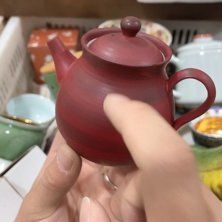 陶瓷茶具全部清清完回家过年