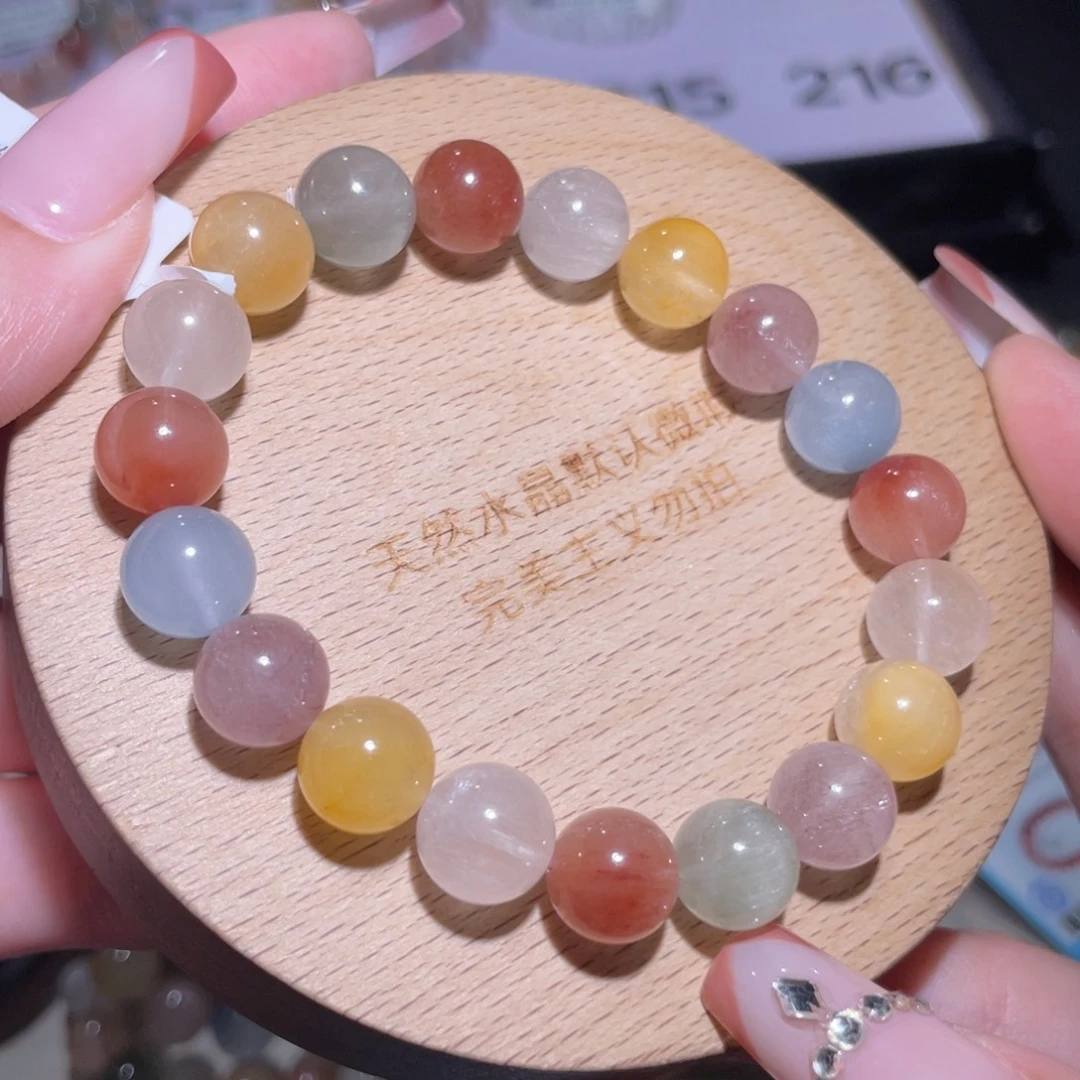 水晶手链未镶嵌210号多样性发一AA 10mm+