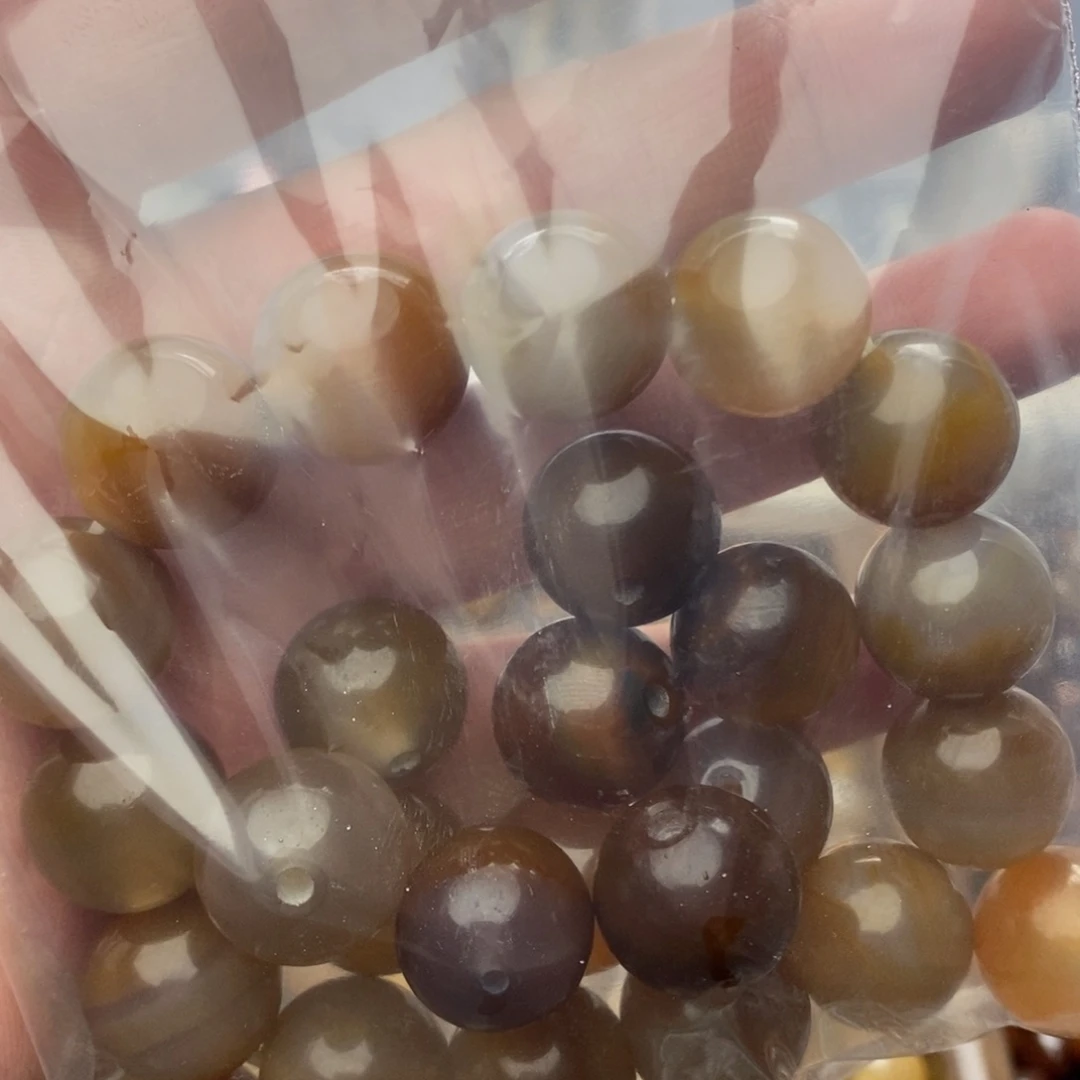 坐***起玛瑙/玉髓未镶嵌手串